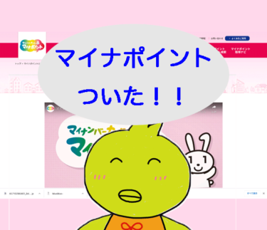 マイナポイントがついた！Suicaのキャンペーンで１０００円追加ポイントも！