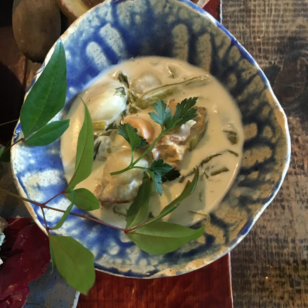 竹の子のジンシャーグリーンカレー煮