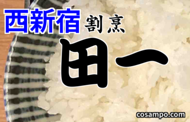 【西新宿ランチ】夜は高級✨ランチは１０００円で食べられる💖「 割烹 田一」に行ってきました♪