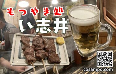 炭火焼ホルモン最高〜【調布】で大人気の活気ある居酒屋🏮【もつやき処-い志井-本店】🍻に行ってきました♪