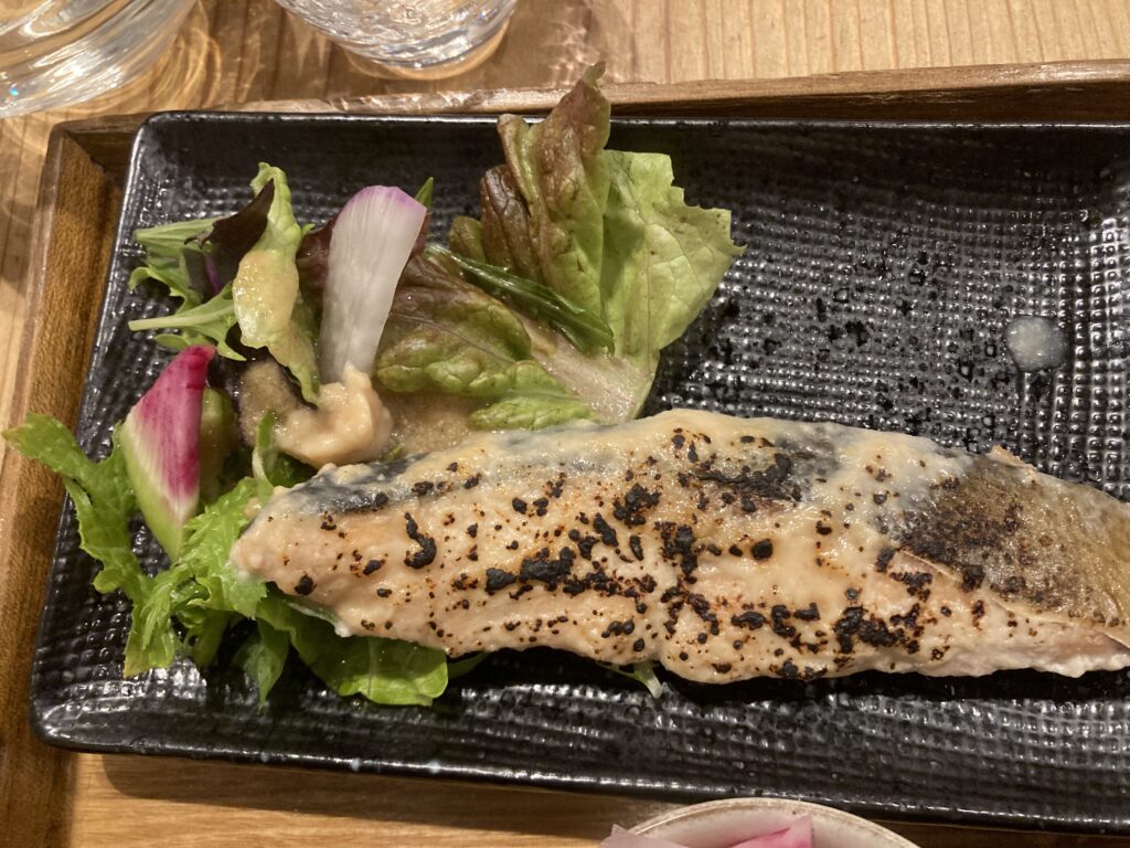 サケの酒粕味噌焼き