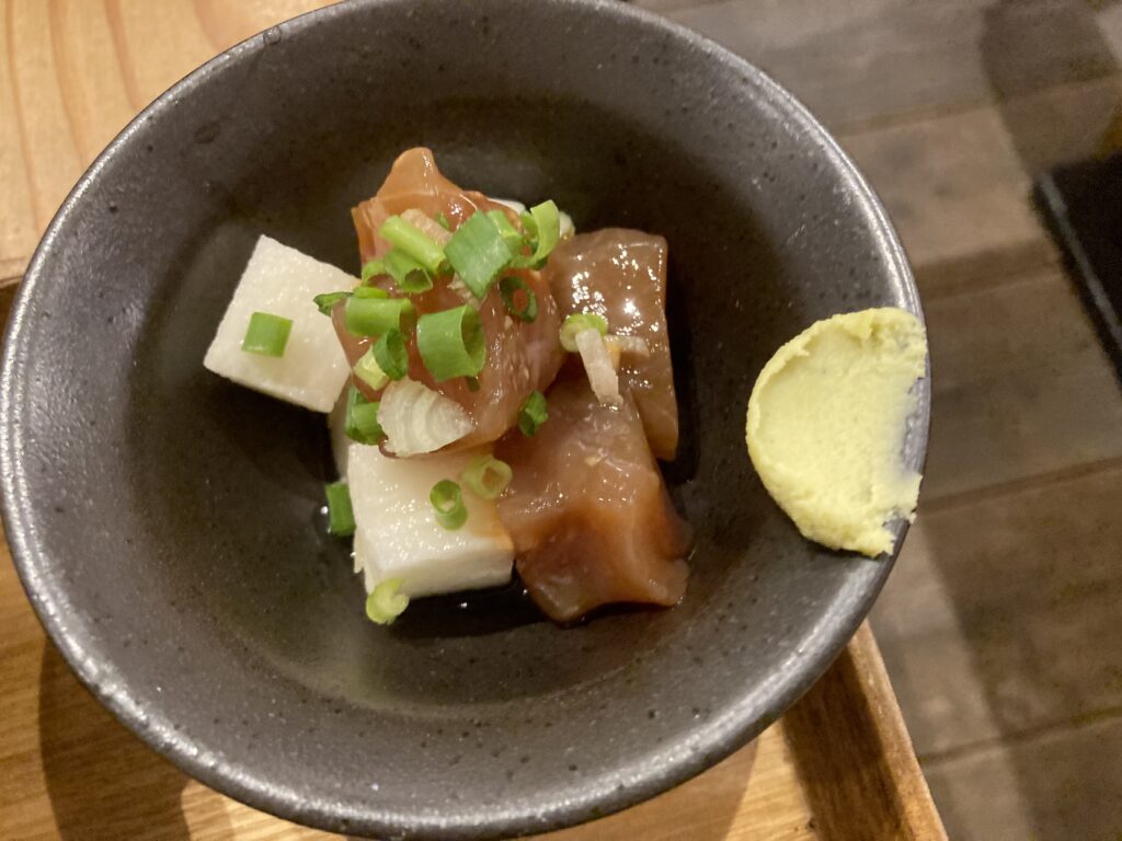 マグロの卵黄醤油麹漬け