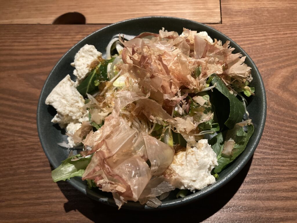 粗削りかつお節サラダ