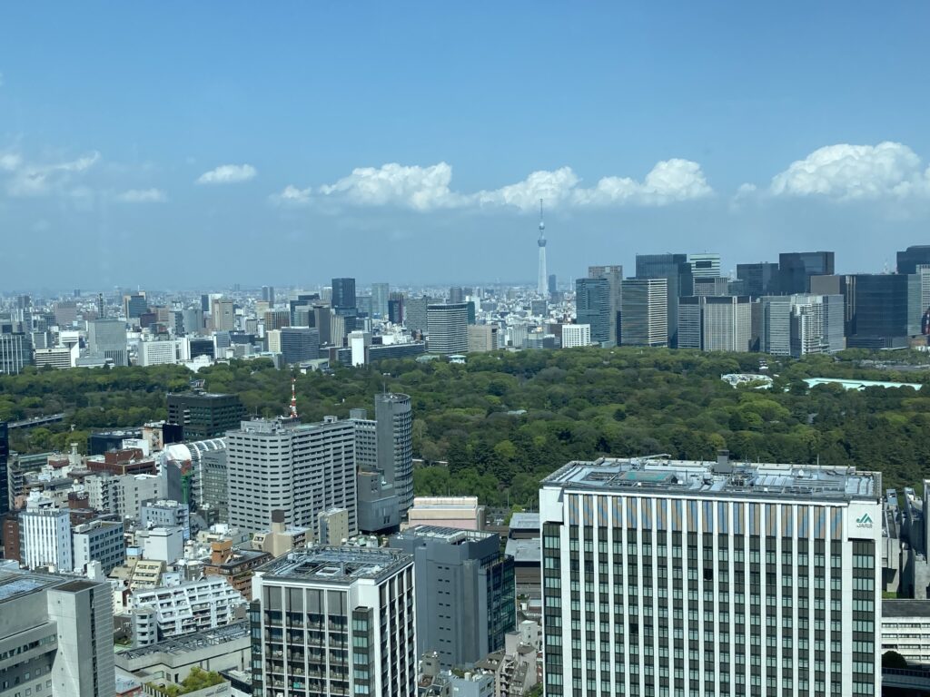 ３５階からの羨望抜群の景色