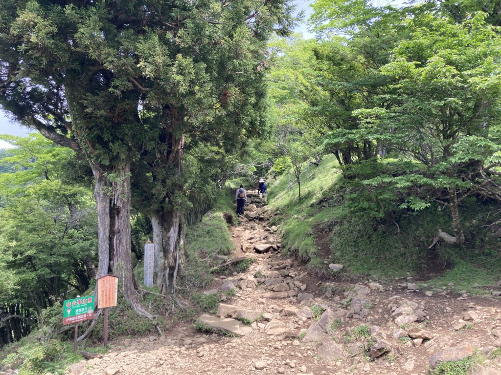 ２０丁目の富士見台の道標