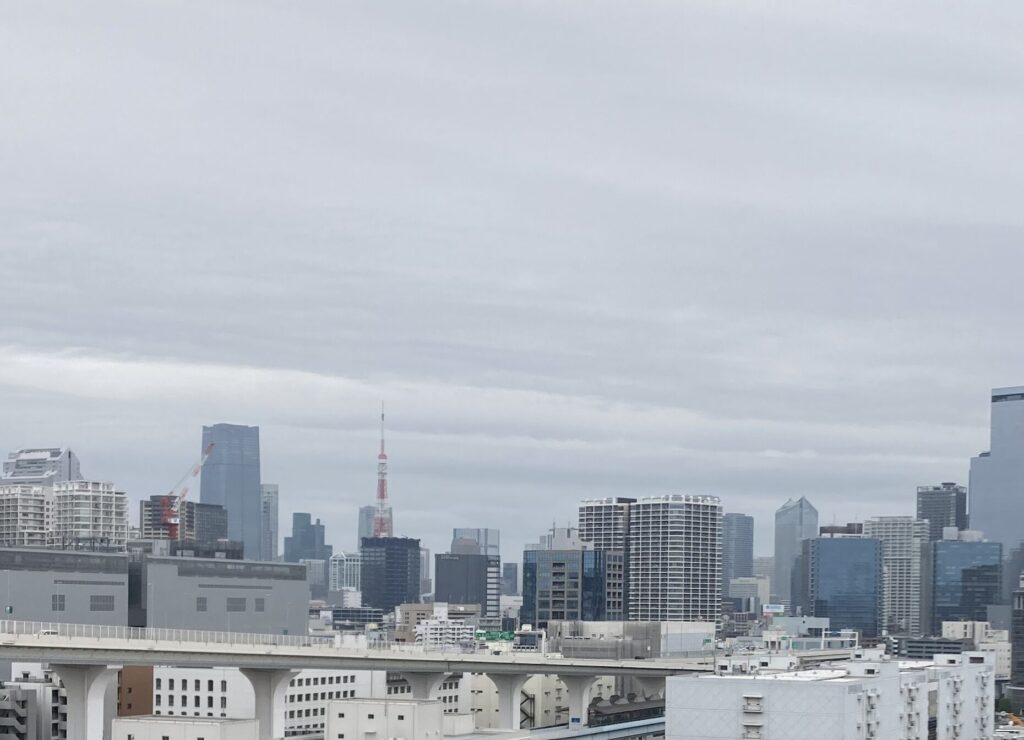 ノースルート（北側）から見える東京タワー