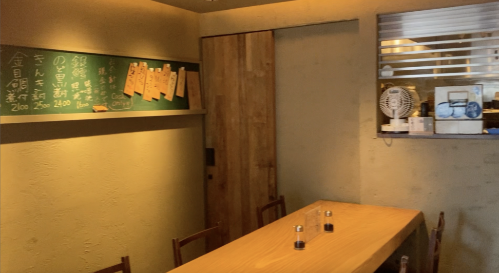 お店の内観