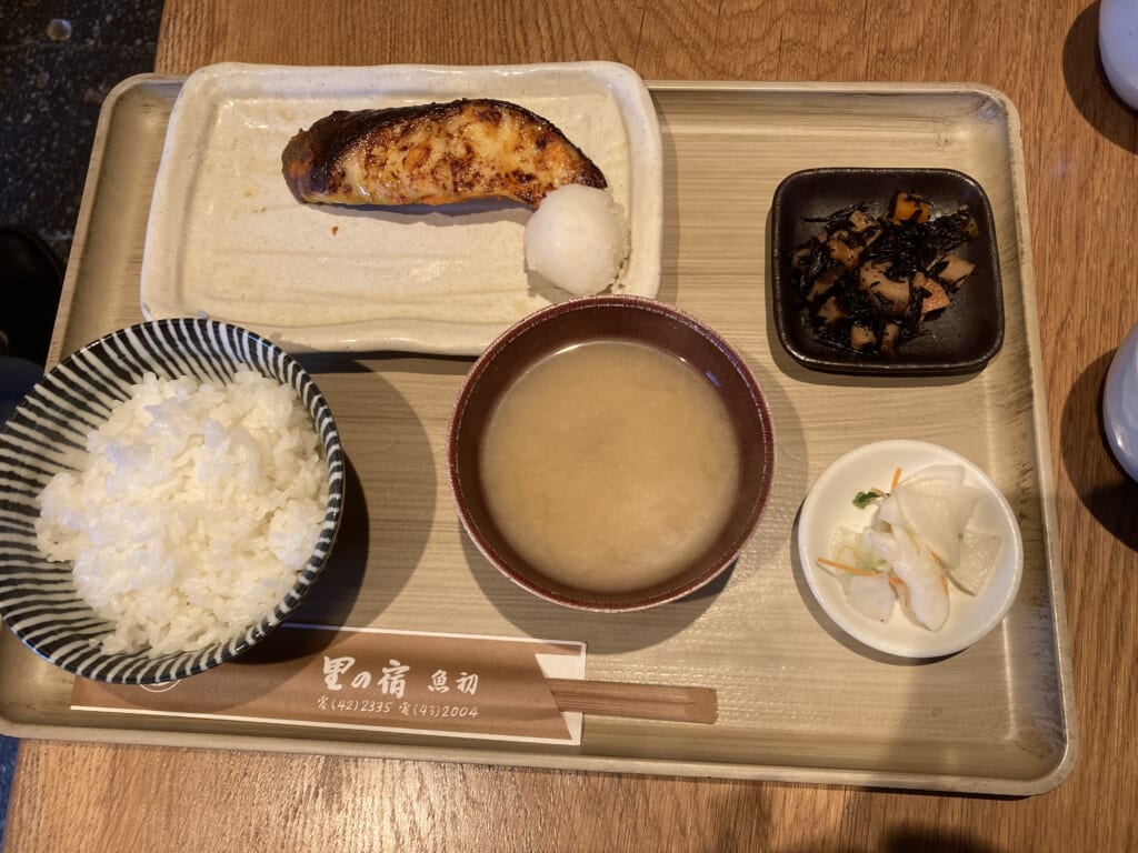 銀鱈 味噌焼