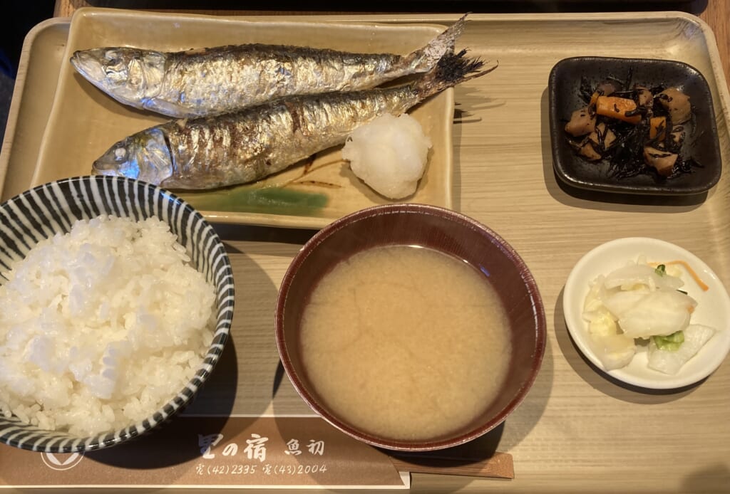鰯の塩焼（イワシ2本付）